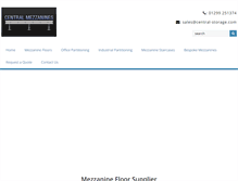 Tablet Screenshot of central-storage.com